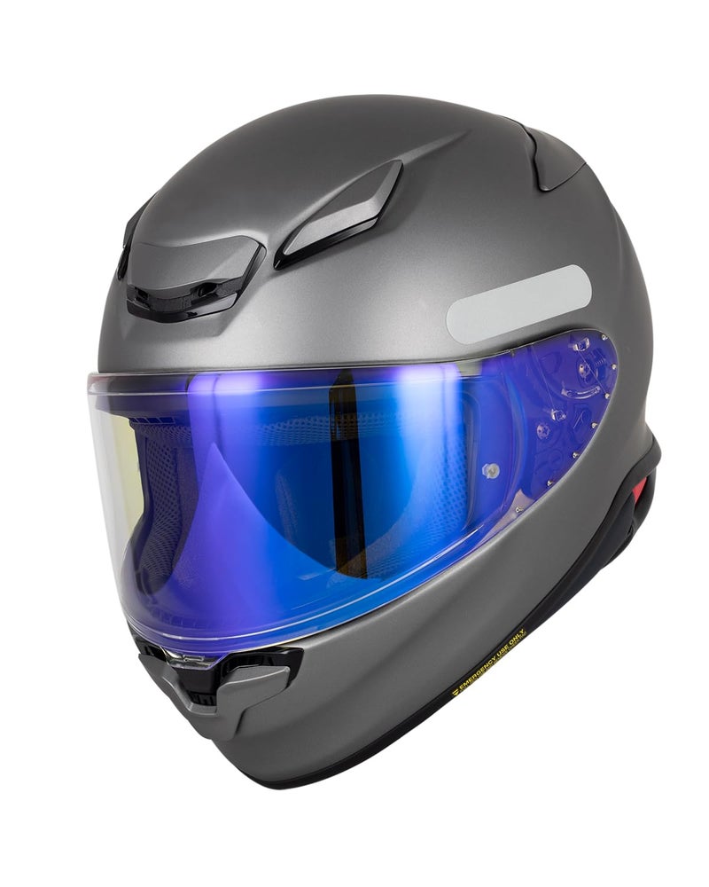 سومان استبدال درع أقنعة Soman RF-1400 RF 1400، درع وجه قناع CWR-F2 متوافق مع حماية RF-1400 CWR-F2 Z8 NXR2 من الأشعة فوق البنفسجية (أزرق ريفو شفاف) - Image 5